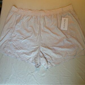 NWT Athleta Printed Hustle 3” Shorts Womens Size 3X Gym Running‎ Walking Yoga